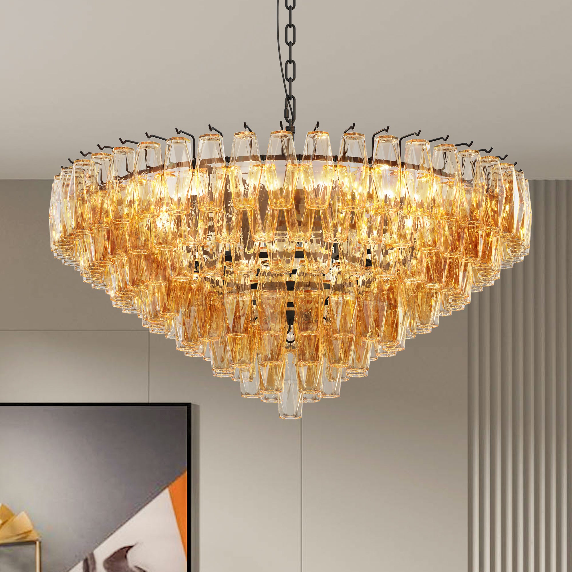 Modern Round Chandelier
