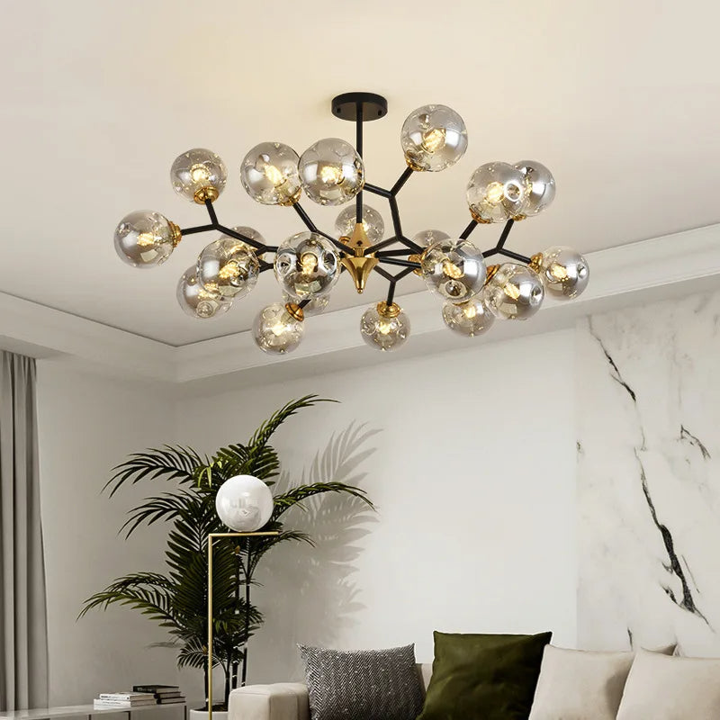 Spherical Glass Chandelier