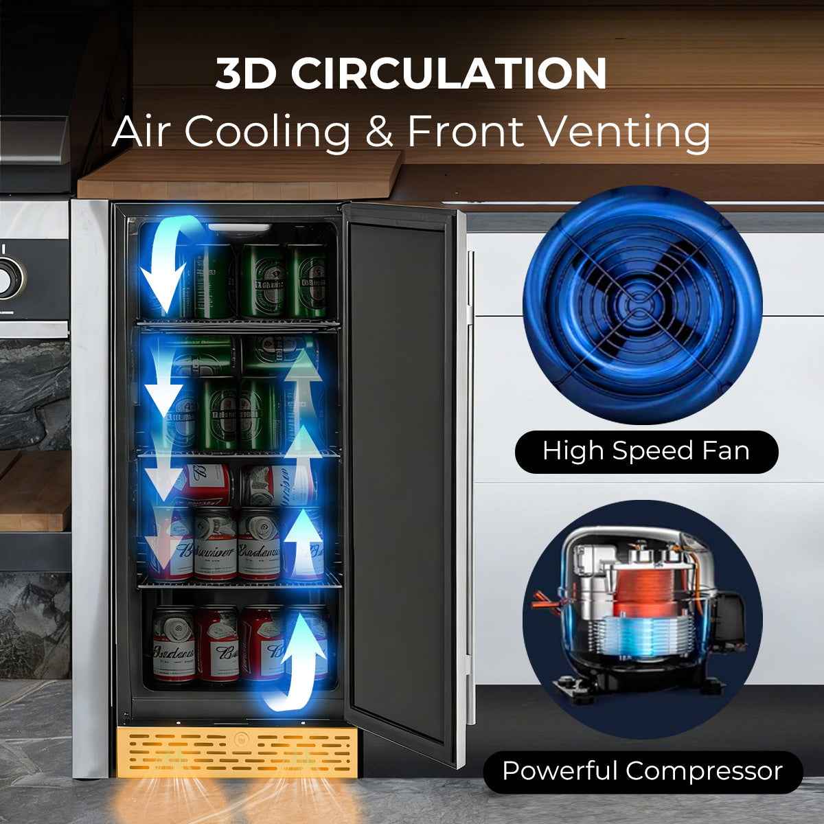 Whynter BEF-286SB Beverage Refrigerator