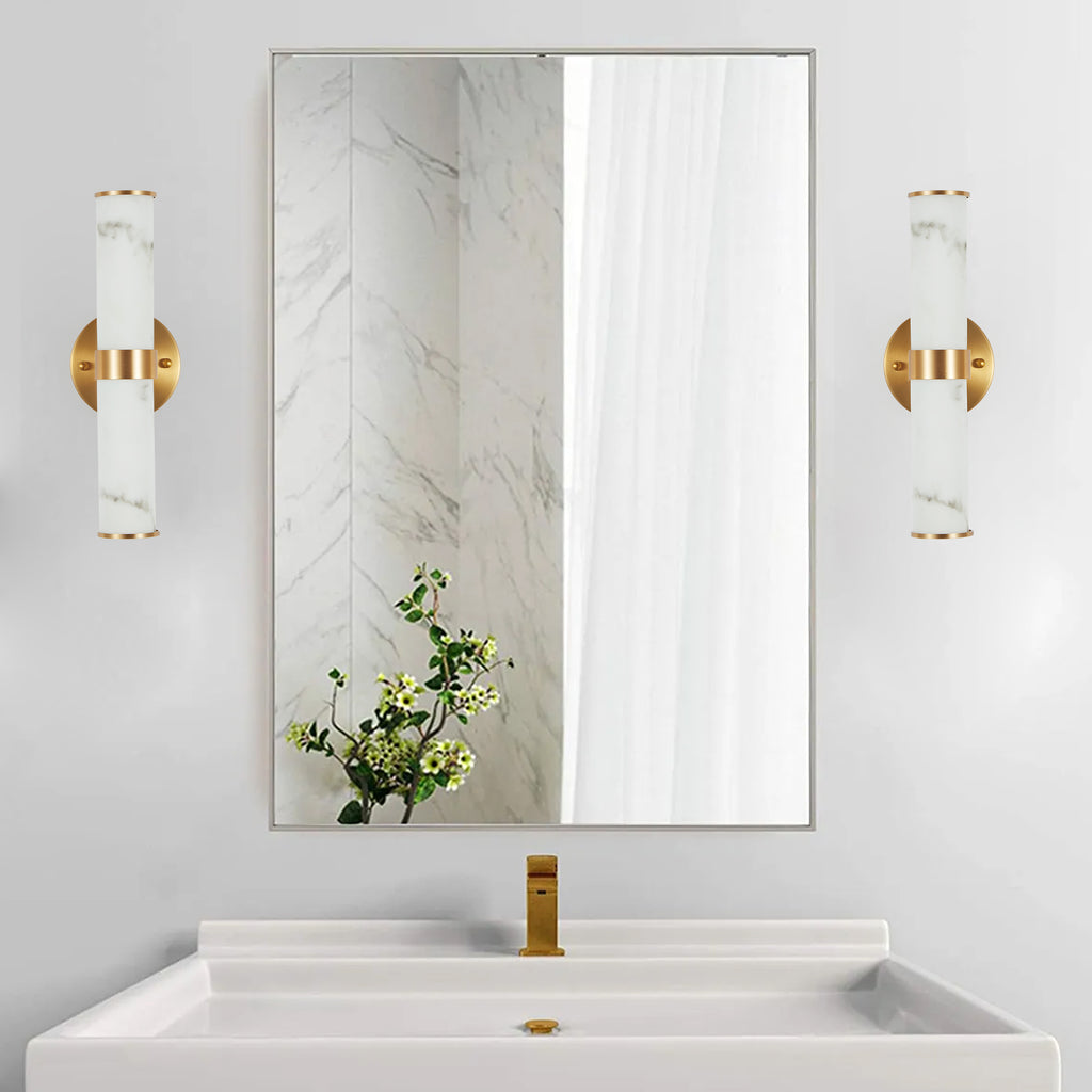 Golden and Elegant Resin Wall Sconce Light Fixture