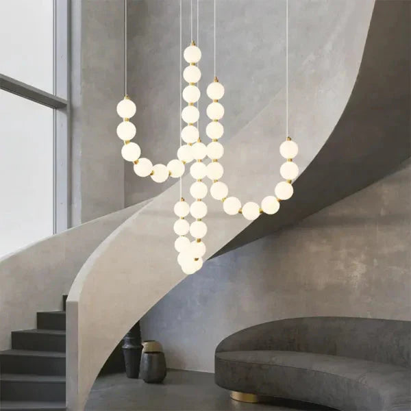 Pearl White Chandelier