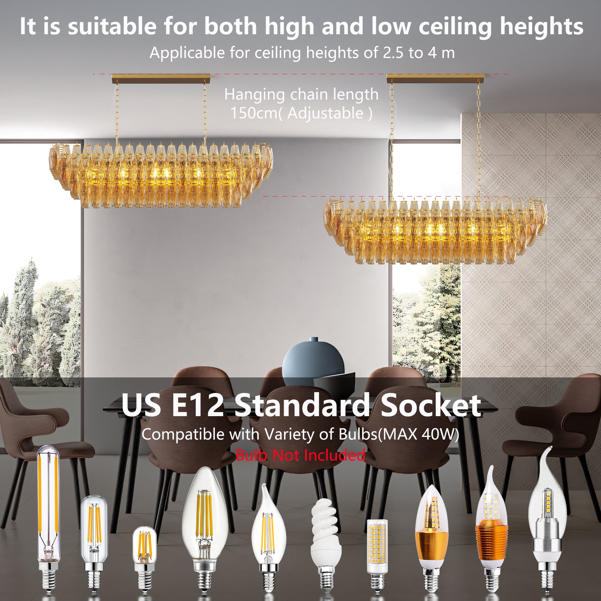 Modern Chandeliers for Dining Room