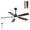 52 Inch Classics Ceiling Fan with Led Light 6 Speed Wind 5