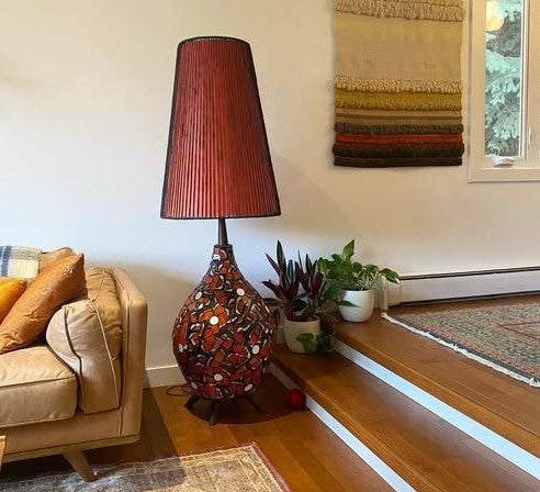 Set of Mid Century Modern Floor and Table Lamps by Maurice Chalvignac