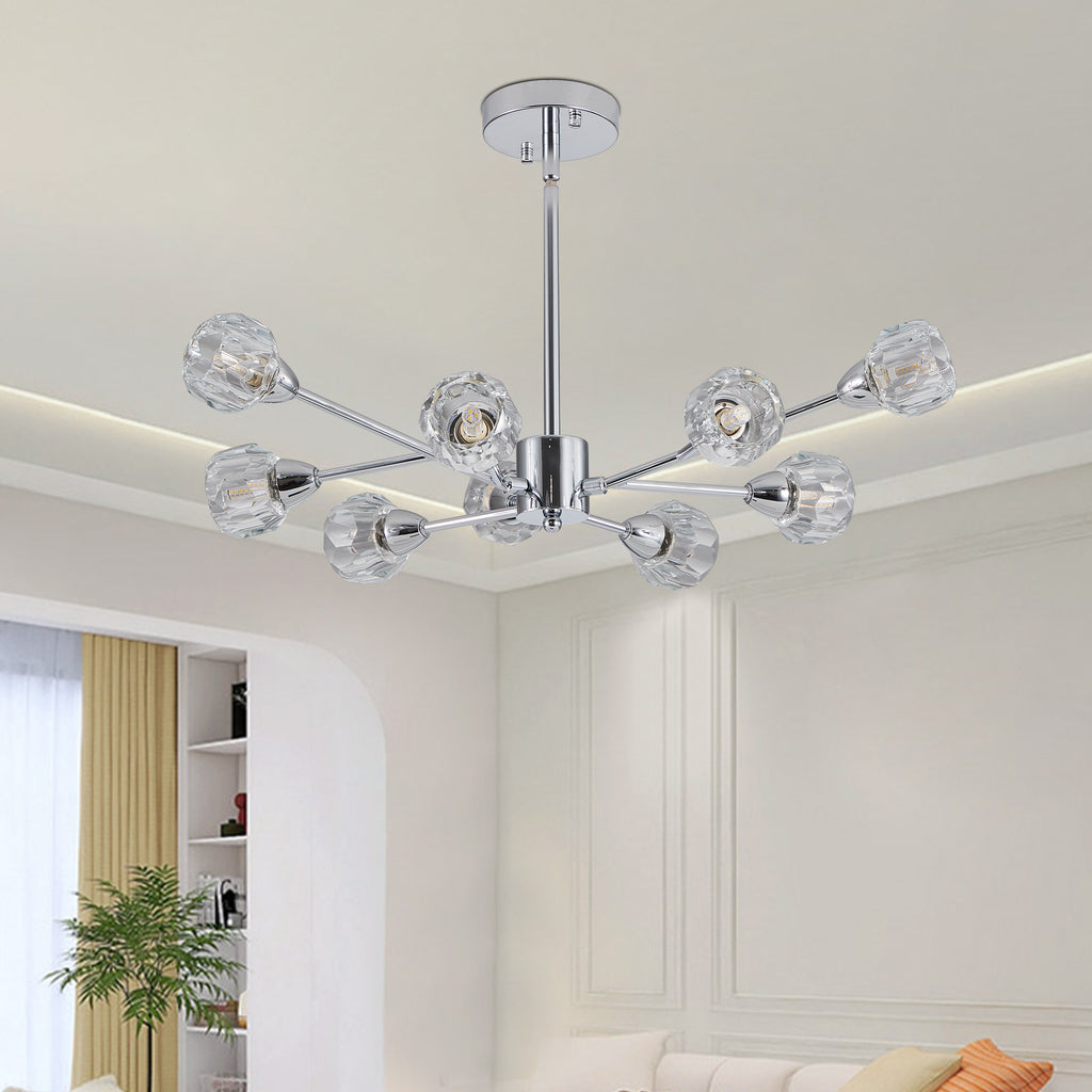 28" Modern Crystal Chandeliers
