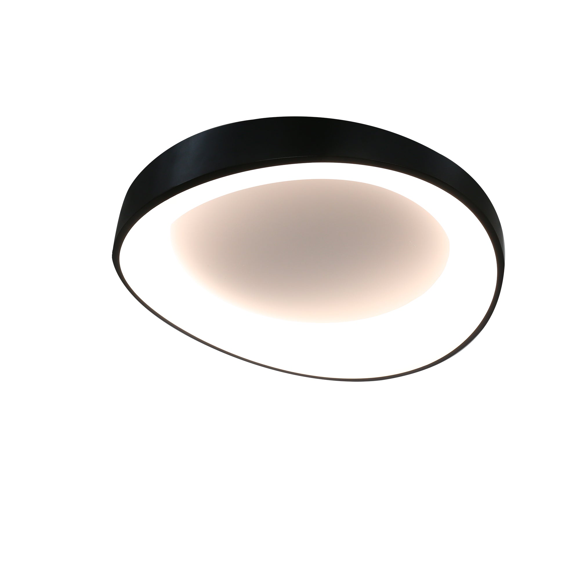 Hayley Ceiling Lamp - Small White/Black
