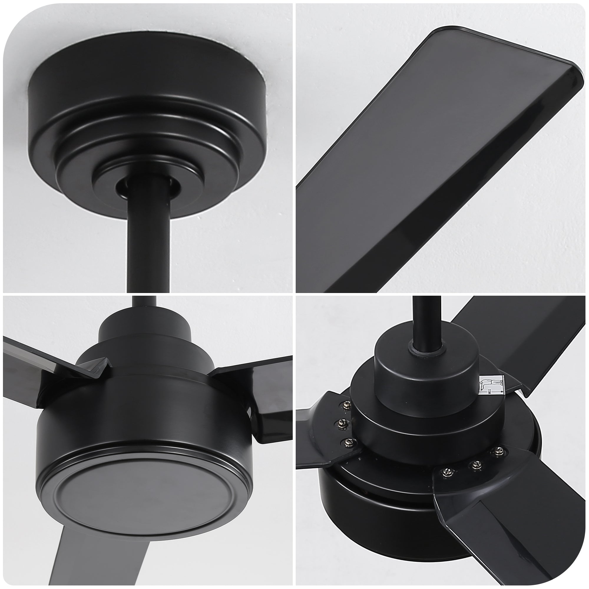 52" Outdoor Ceiling Fan Without Light