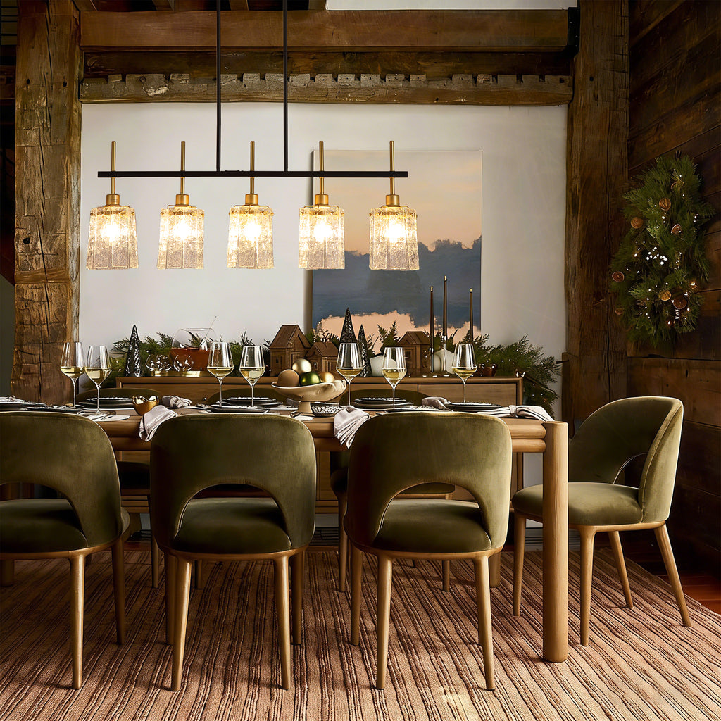 Farmhouse Chandelier 5-Light Dining Room Light Fixture