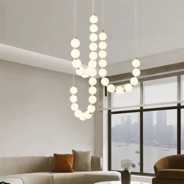 Pearl White Chandelier