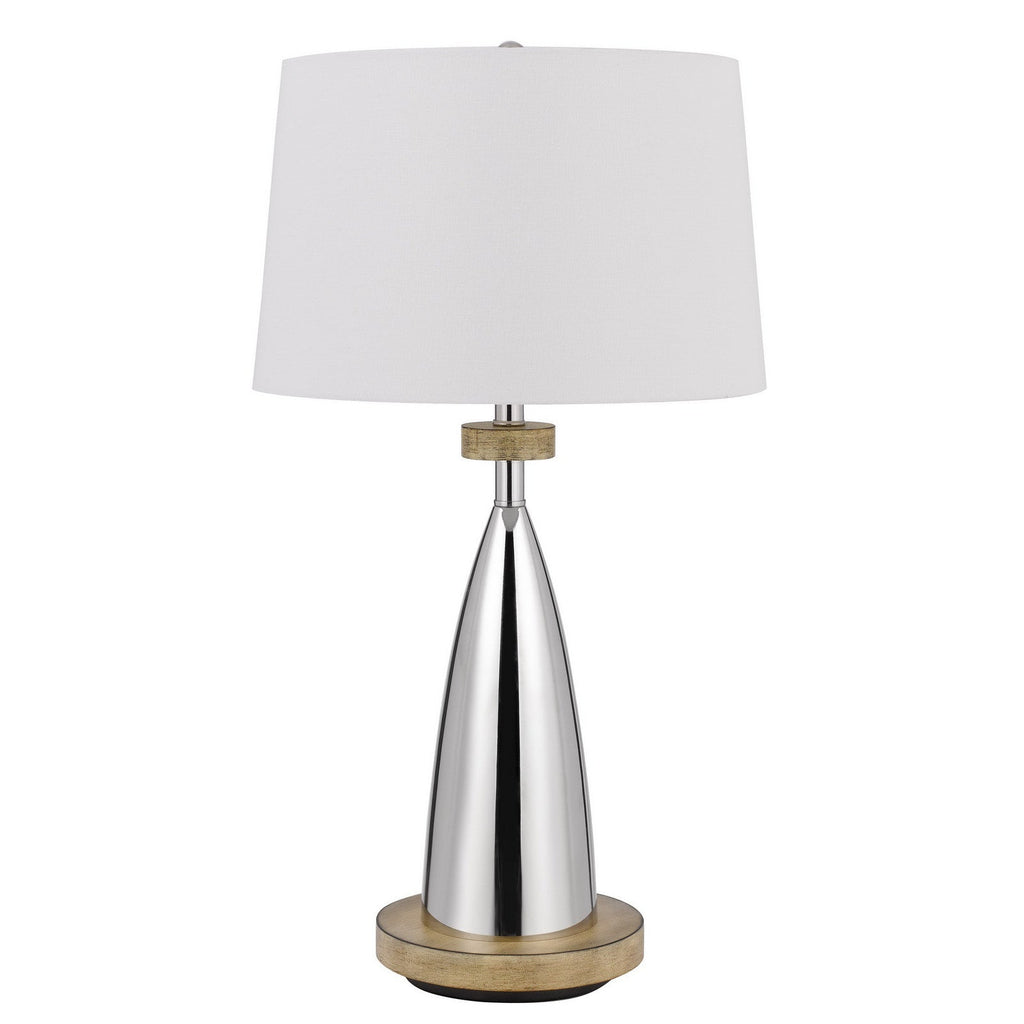 Géode 31" Geometric Metal Table Lamp with USB