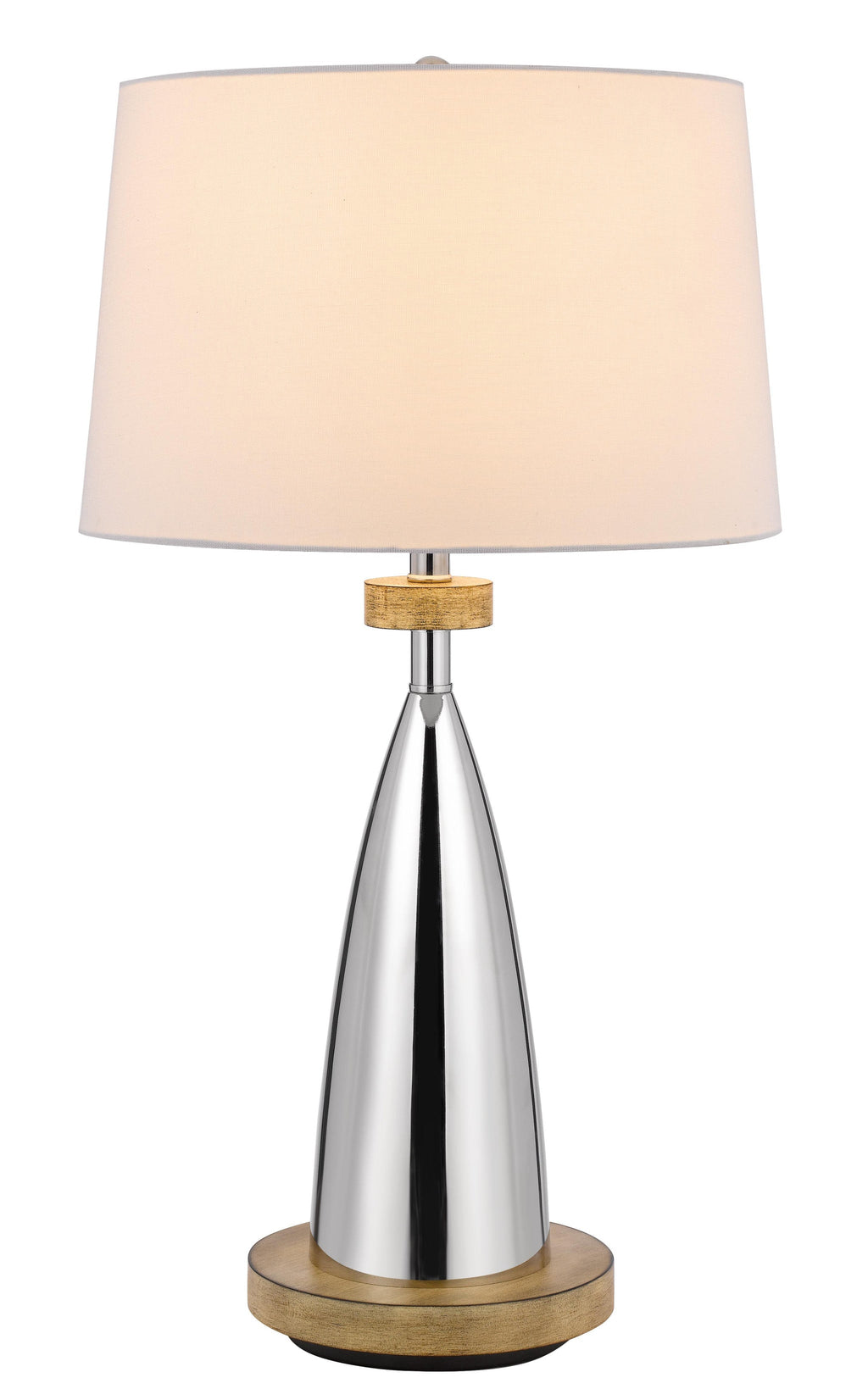 Géode 31" Geometric Metal Table Lamp with USB