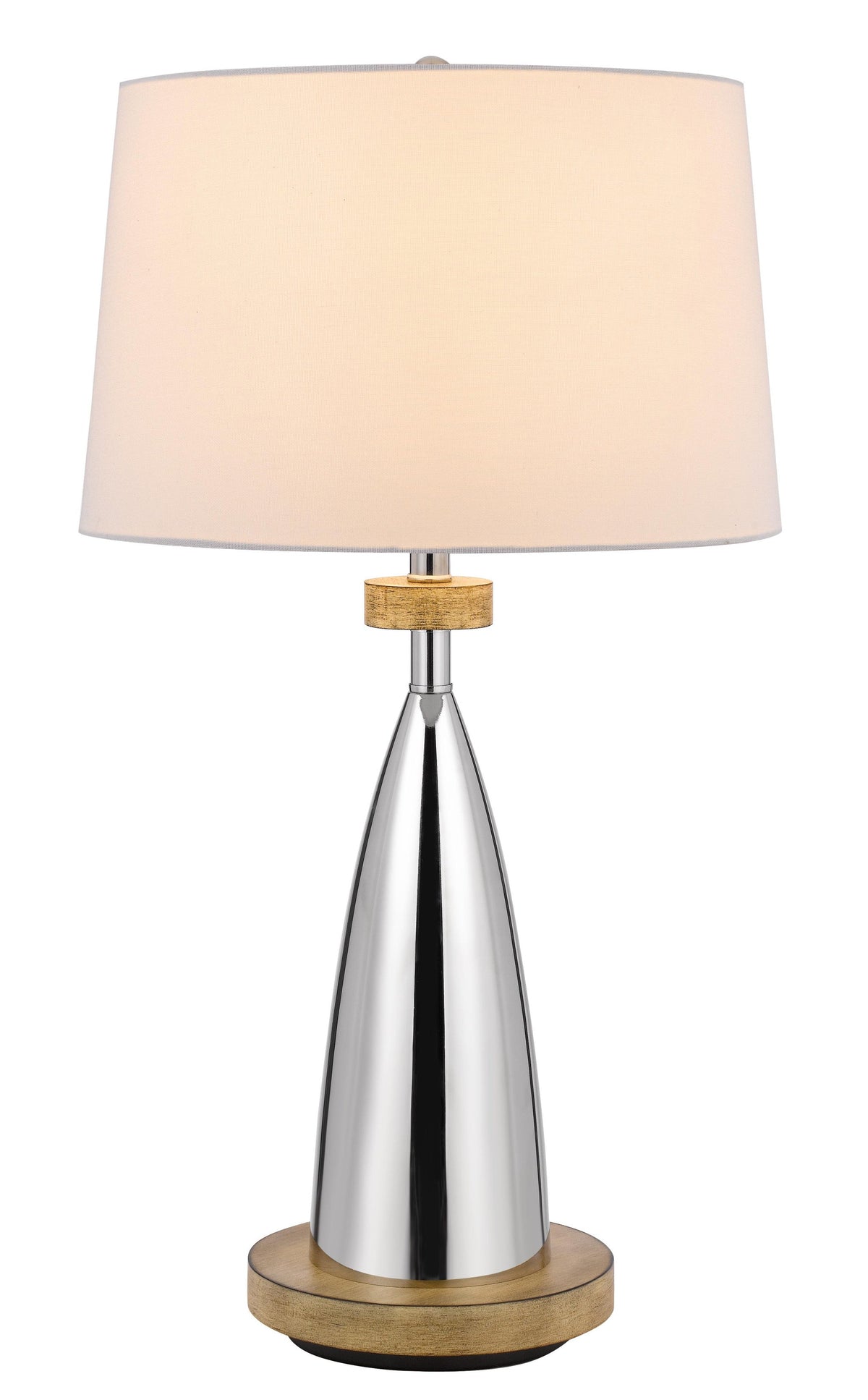 Géode 31" Geometric Metal Table Lamp with USB