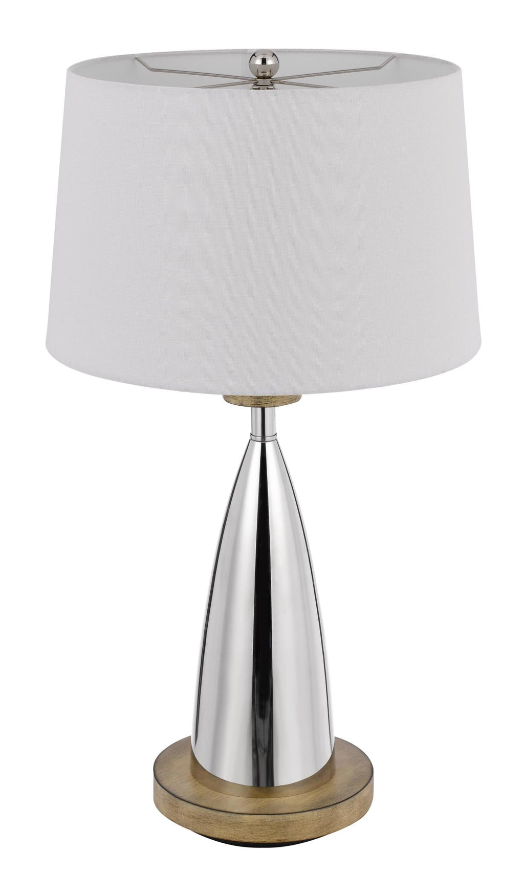 Géode 31" Geometric Metal Table Lamp with USB