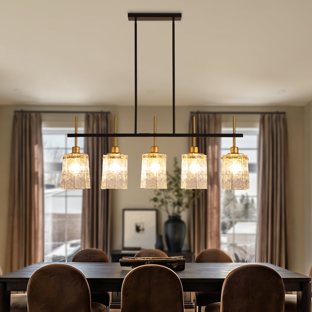 Farmhouse Chandelier 5-Light Dining Room Light Fixture
