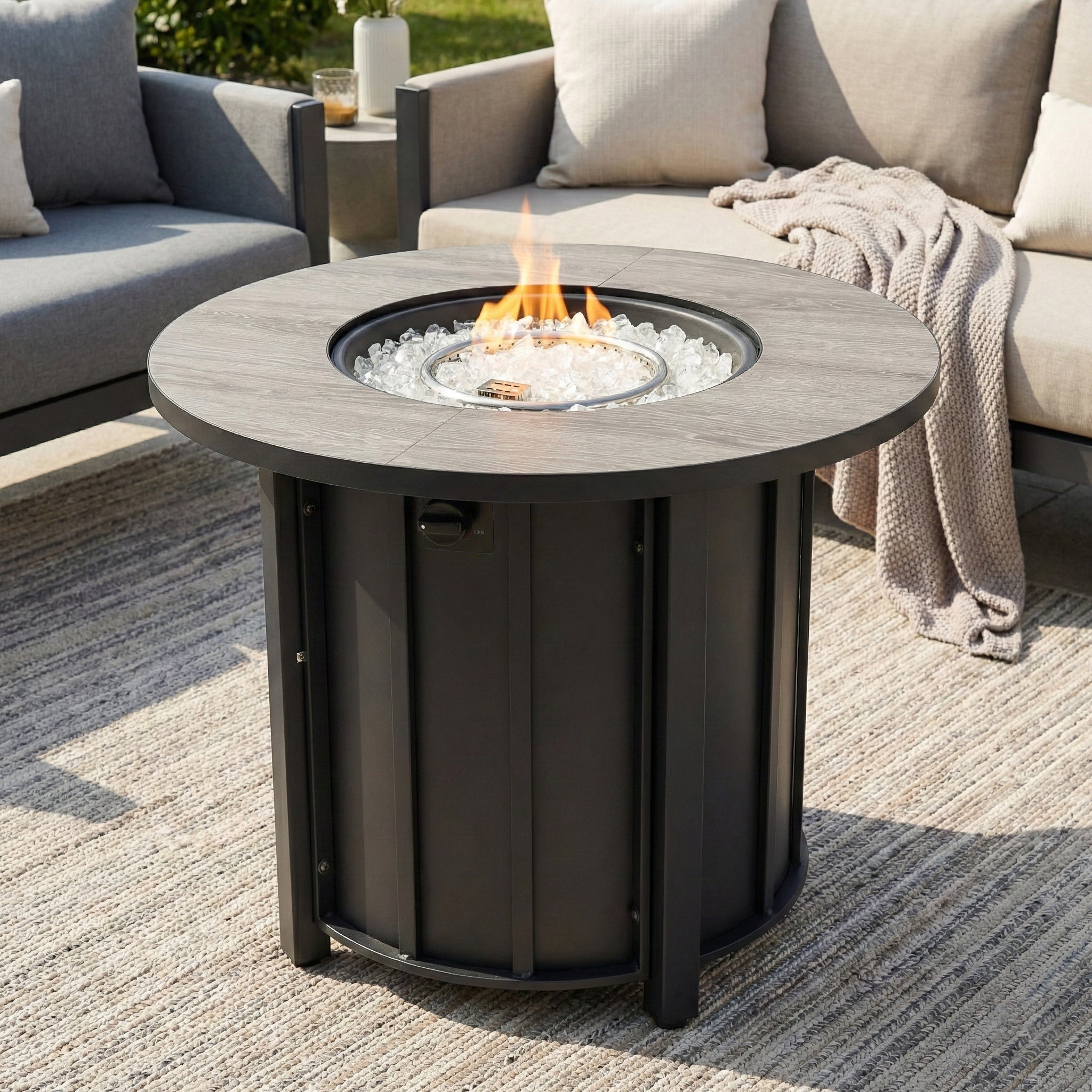 30" Propane Gas Fire Pit Table