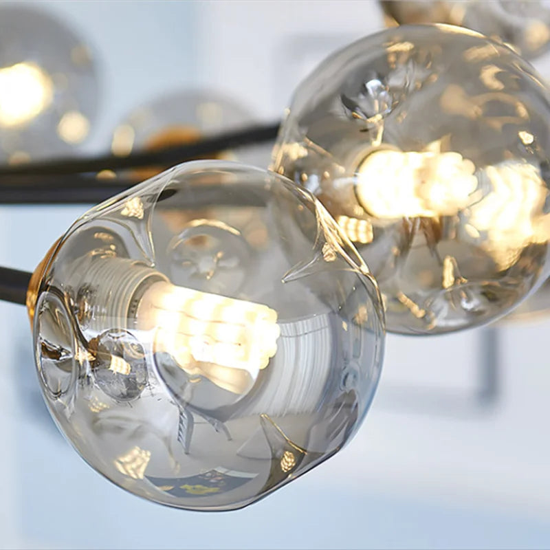 Spherical Glass Chandelier