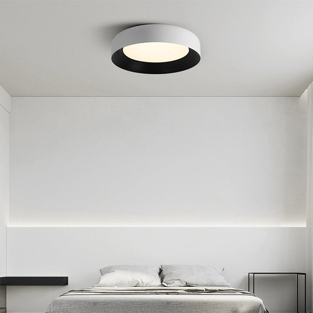 Modern Black Metal LED Ceiling Lamp