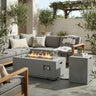 42" Propane Gas Fire Pit Table 2-Pieces