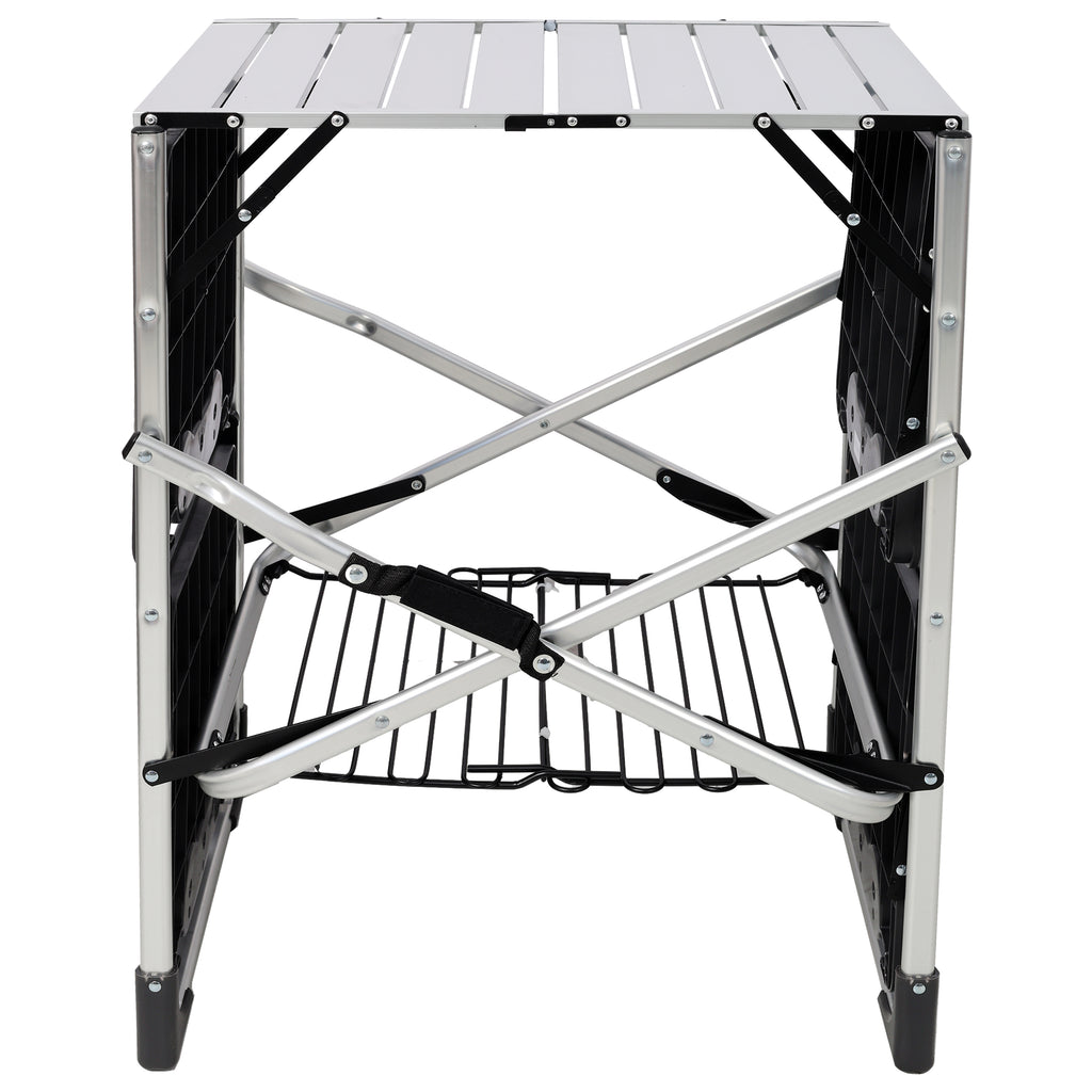 Folding Camping Kitchen Table - Portable Light Fixture