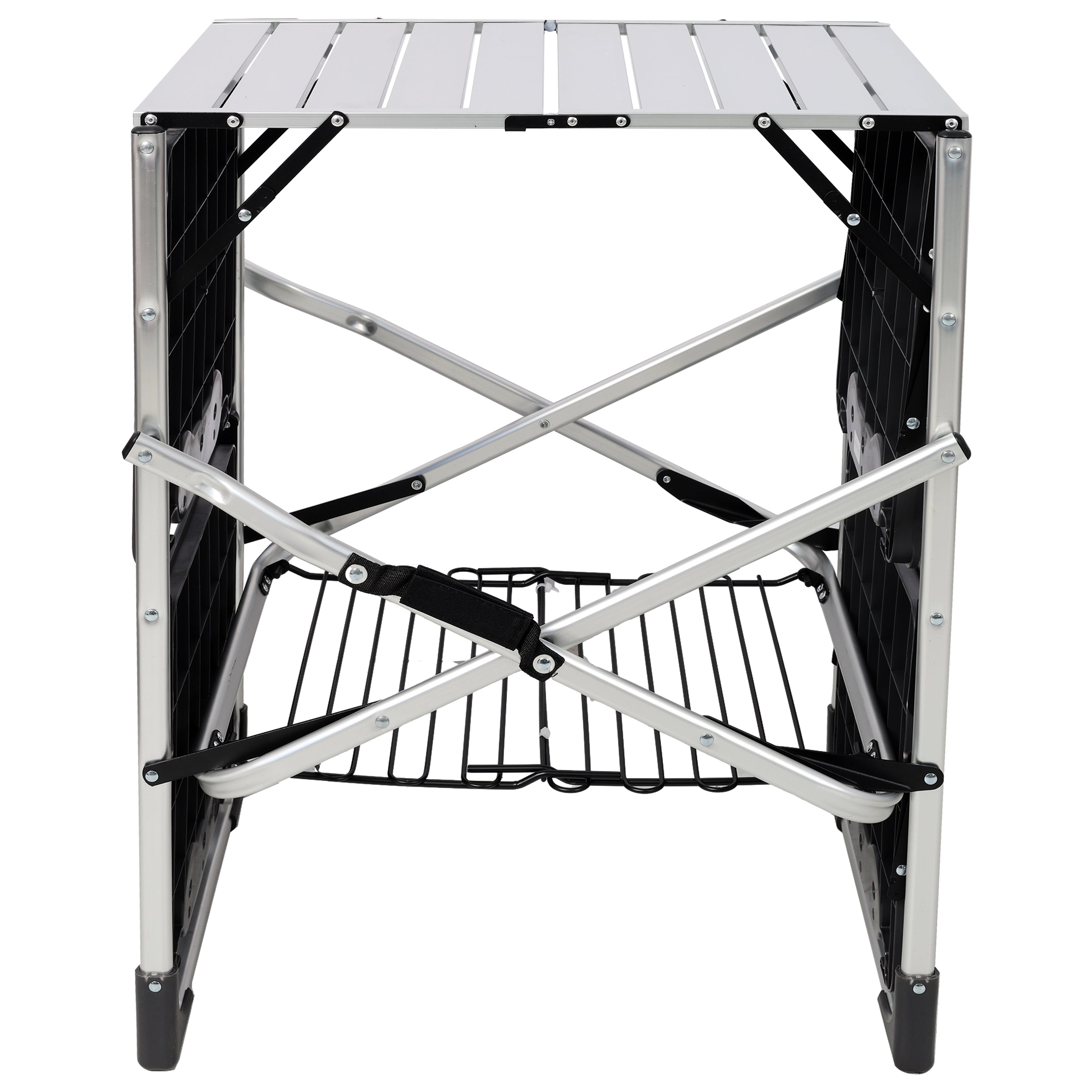 Folding Camping Kitchen Table - Portable Light Fixture