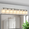 52" Modern 8-Light Vanity Wall Sconce Light Fixture