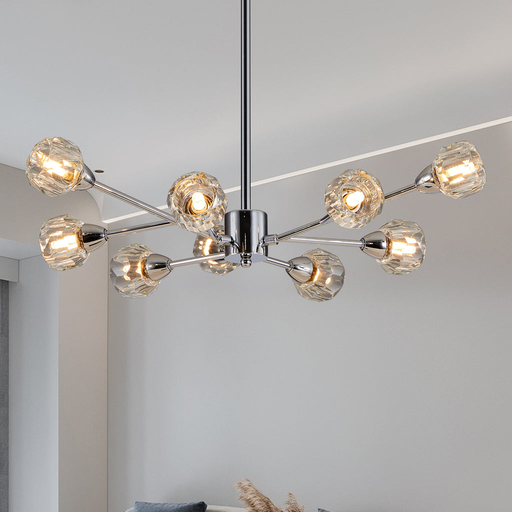 28" Modern Crystal Chandeliers