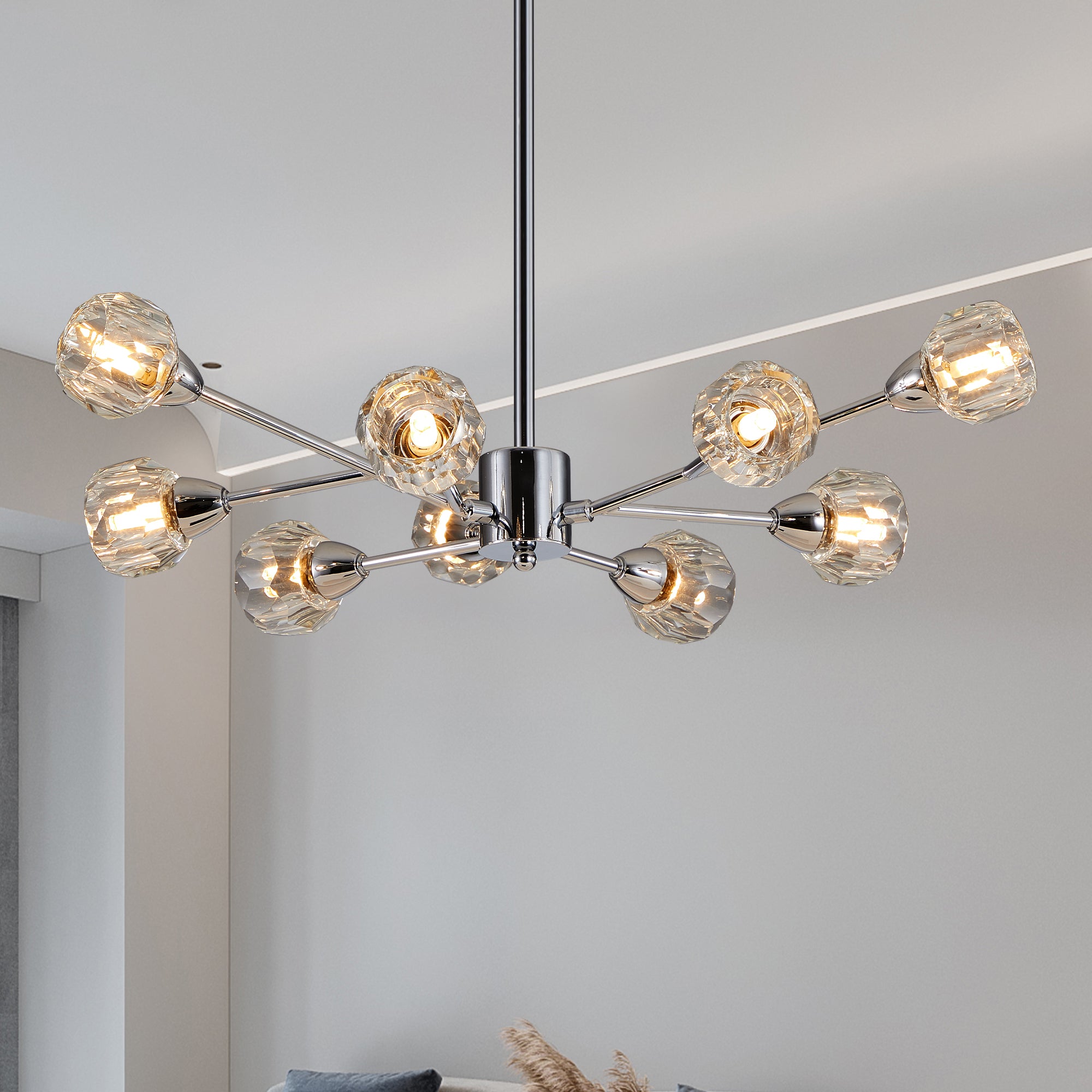 28" Modern Crystal Chandeliers