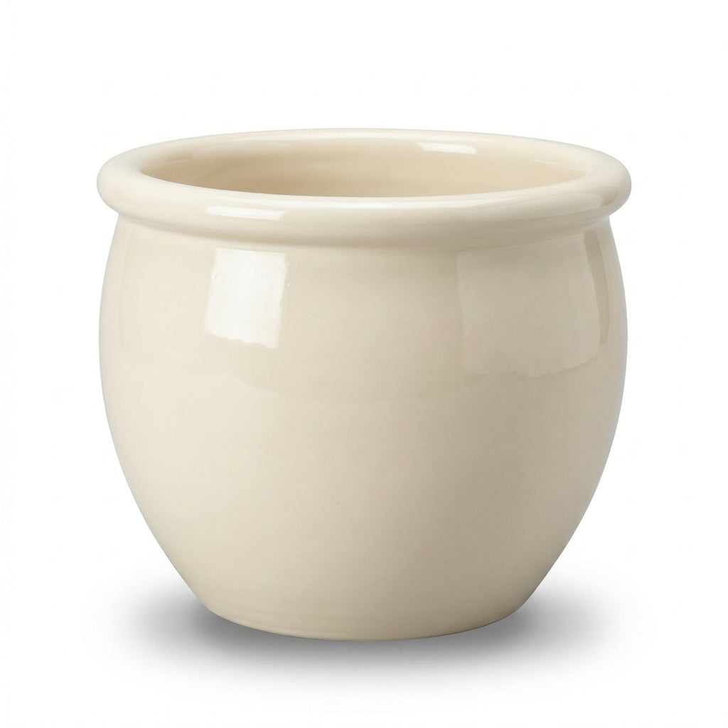 Ceramiczna Donica Zewnętrzna 25cm — zdjęcie produktowe na białym tle