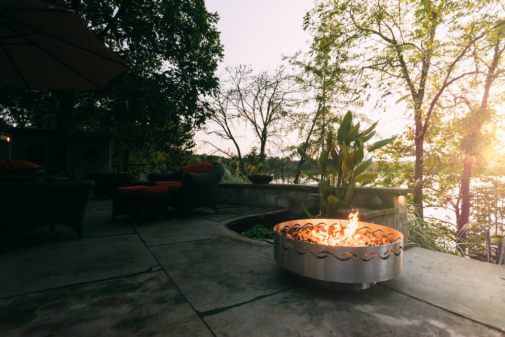 Fire Surfer by Fire Pit Art