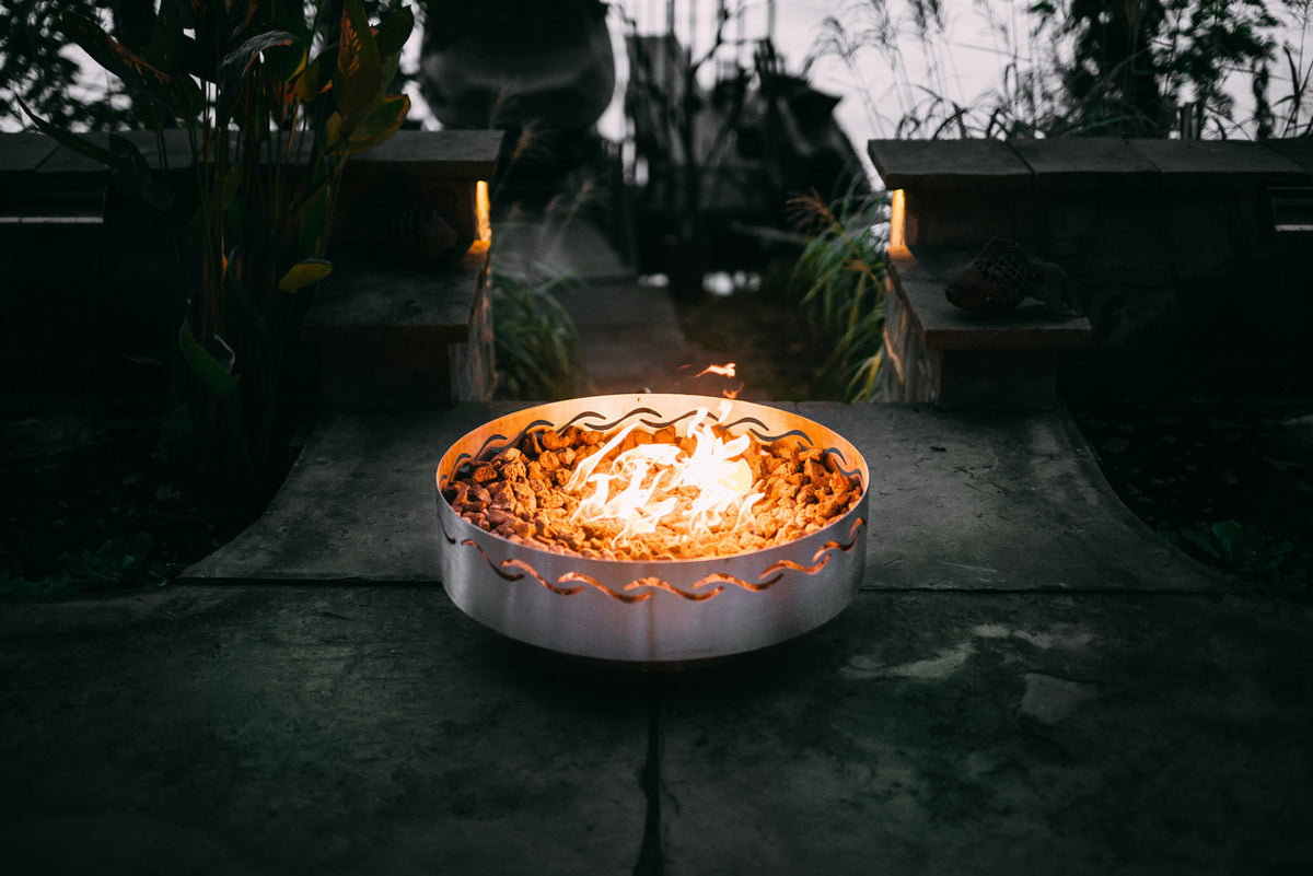 Fire Surfer by Fire Pit Art