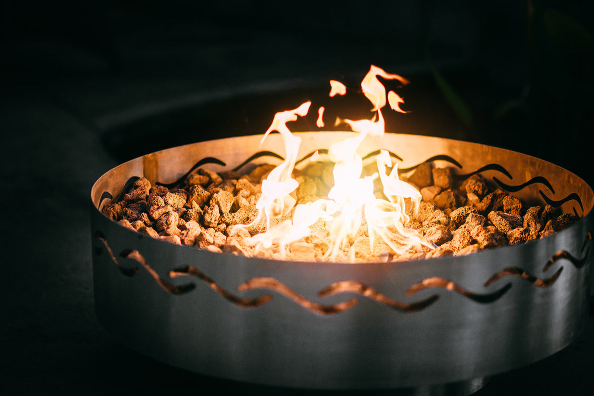 Fire Surfer by Fire Pit Art