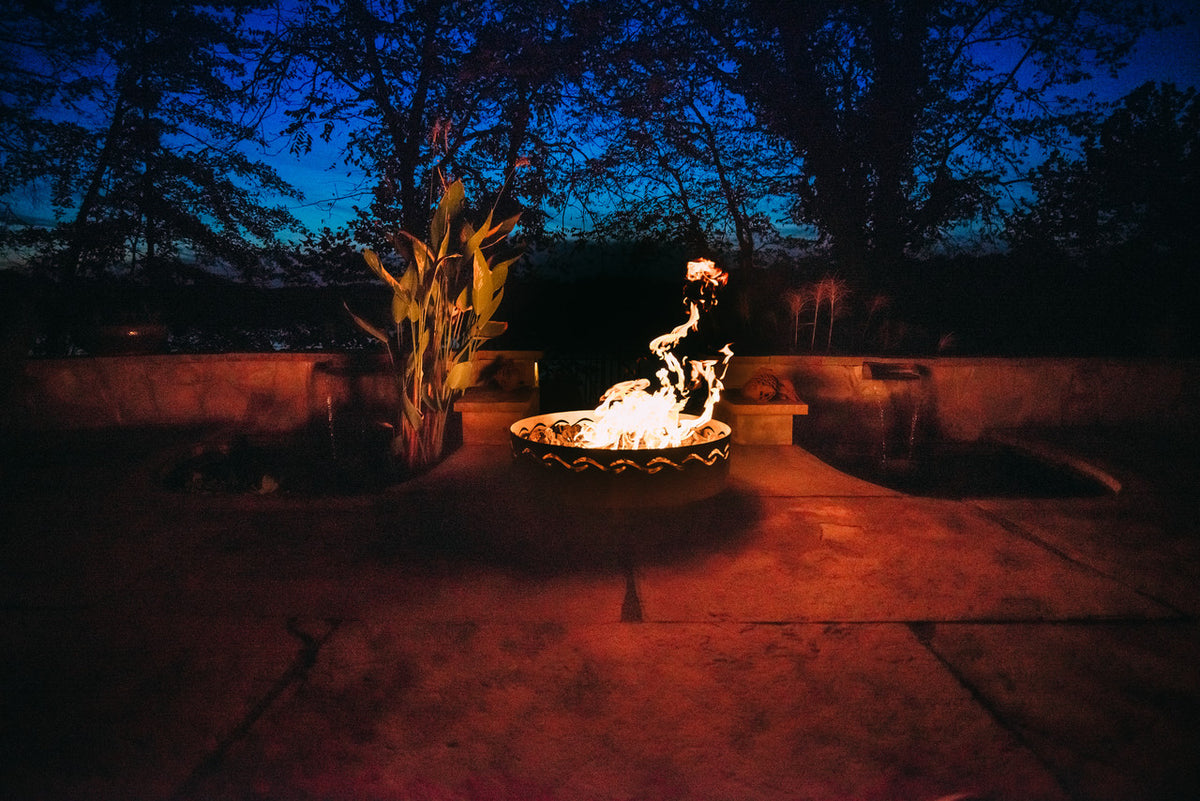 Fire Surfer by Fire Pit Art