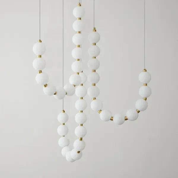 Pearl White Chandelier