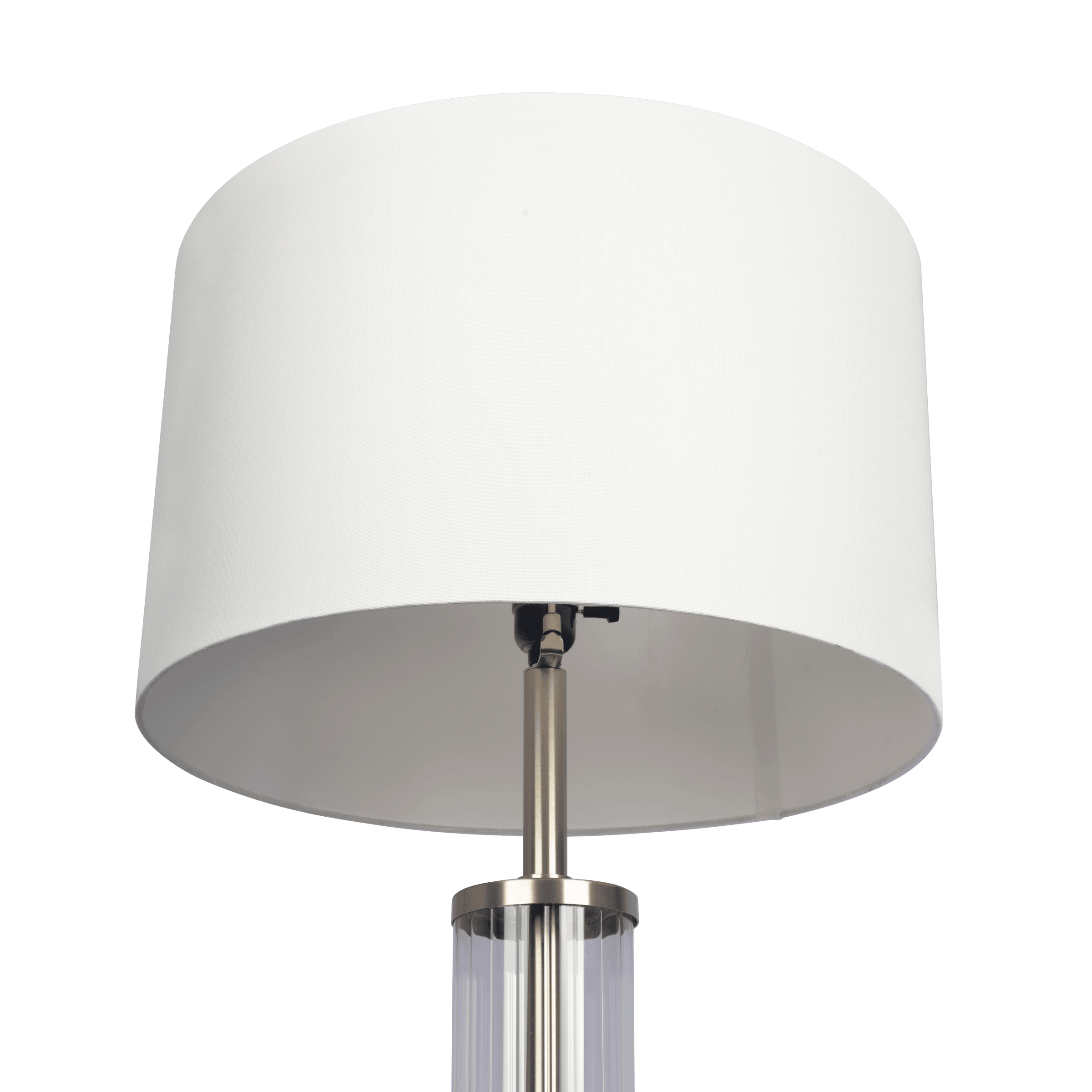 Nimbus Brushed Nickel Floor Lamp with 3-Way Rotary Switch