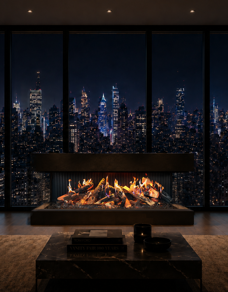 Amantii Signature MultiView Holo 75" Electric Fireplace