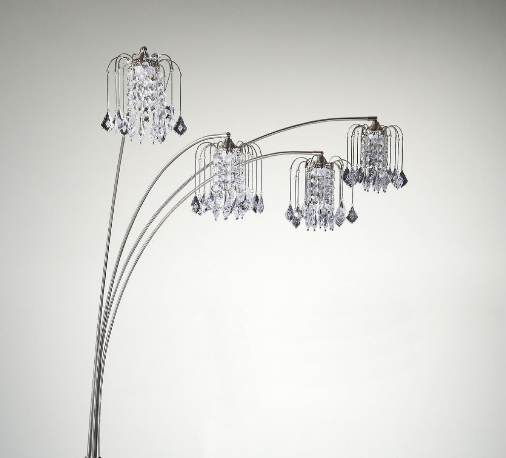 1pc Modern Design Classic Luxury Sleek Multi-head Floor Lamp