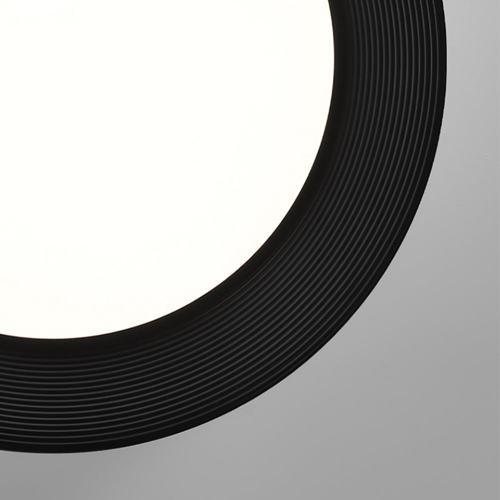 Modern Black Metal LED Ceiling Lamp