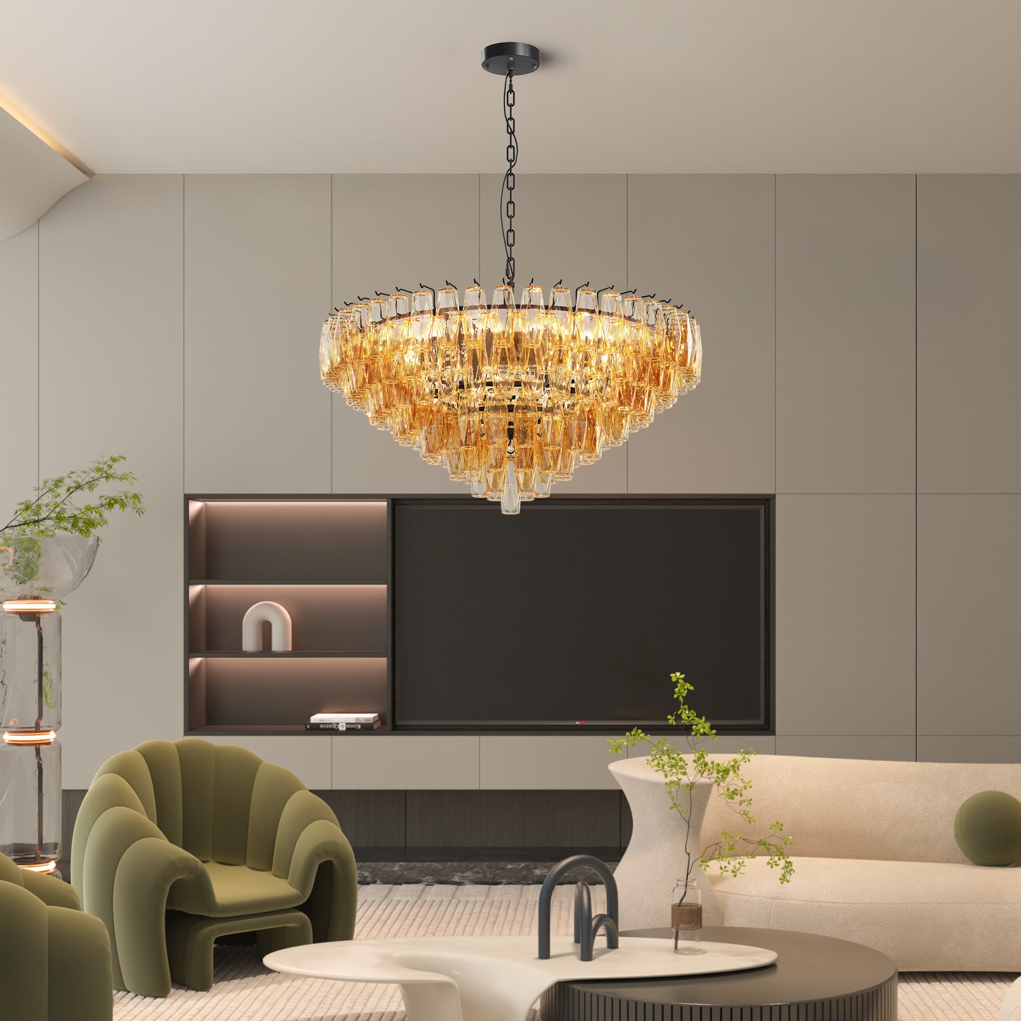 Modern Round Chandelier