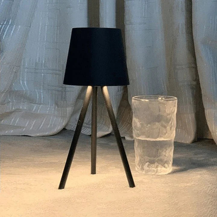 Table Lamp on Stand with Rechargeable Battery