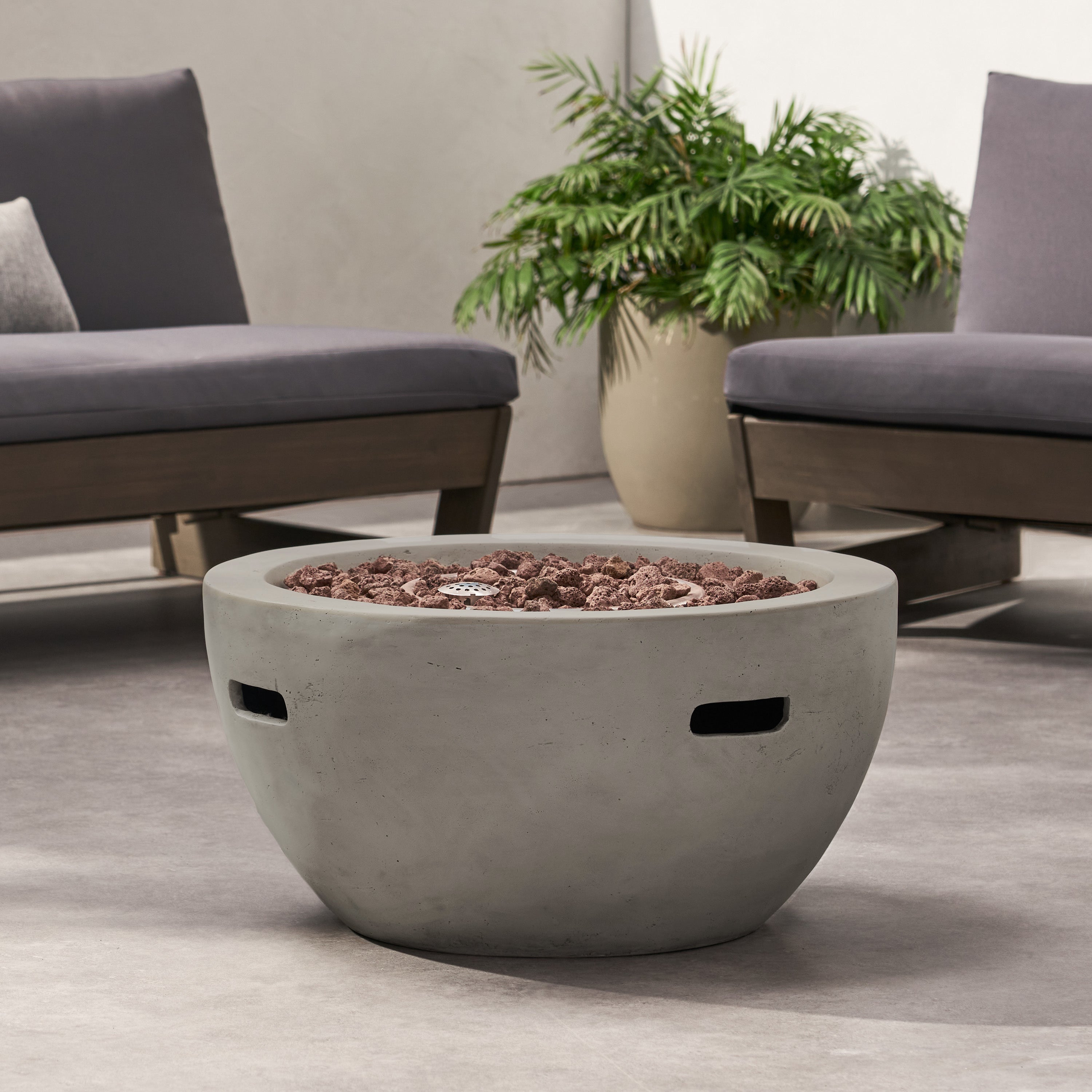 27" Bowl Shaped MGO 40 Fire Pit