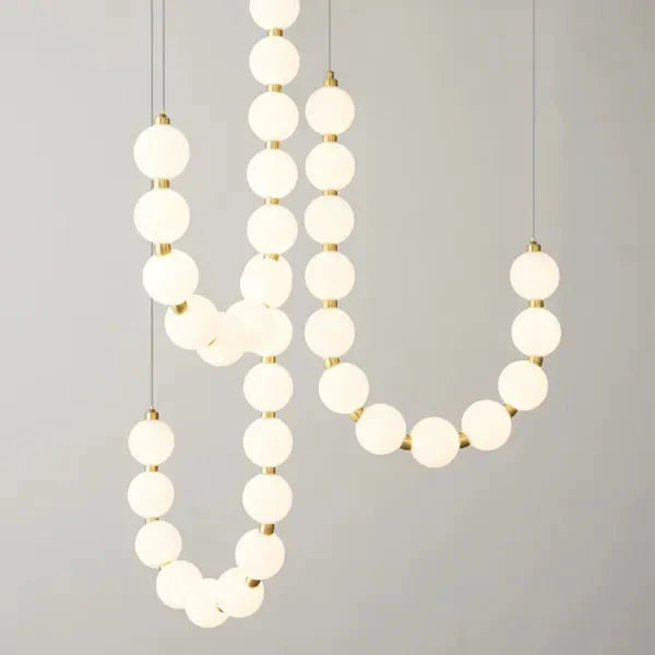 Pearl White Chandelier