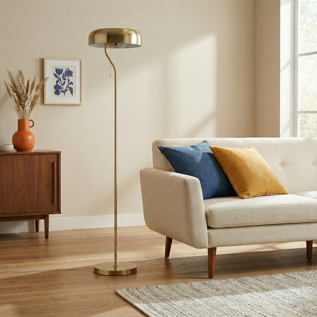 Tall Corner Floor Lamp for Living Room