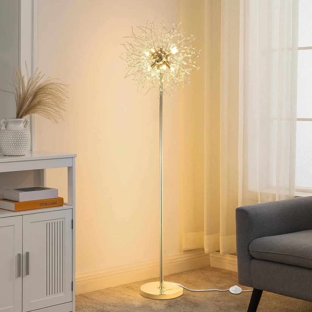 69 inch Crystal Floor Lamp