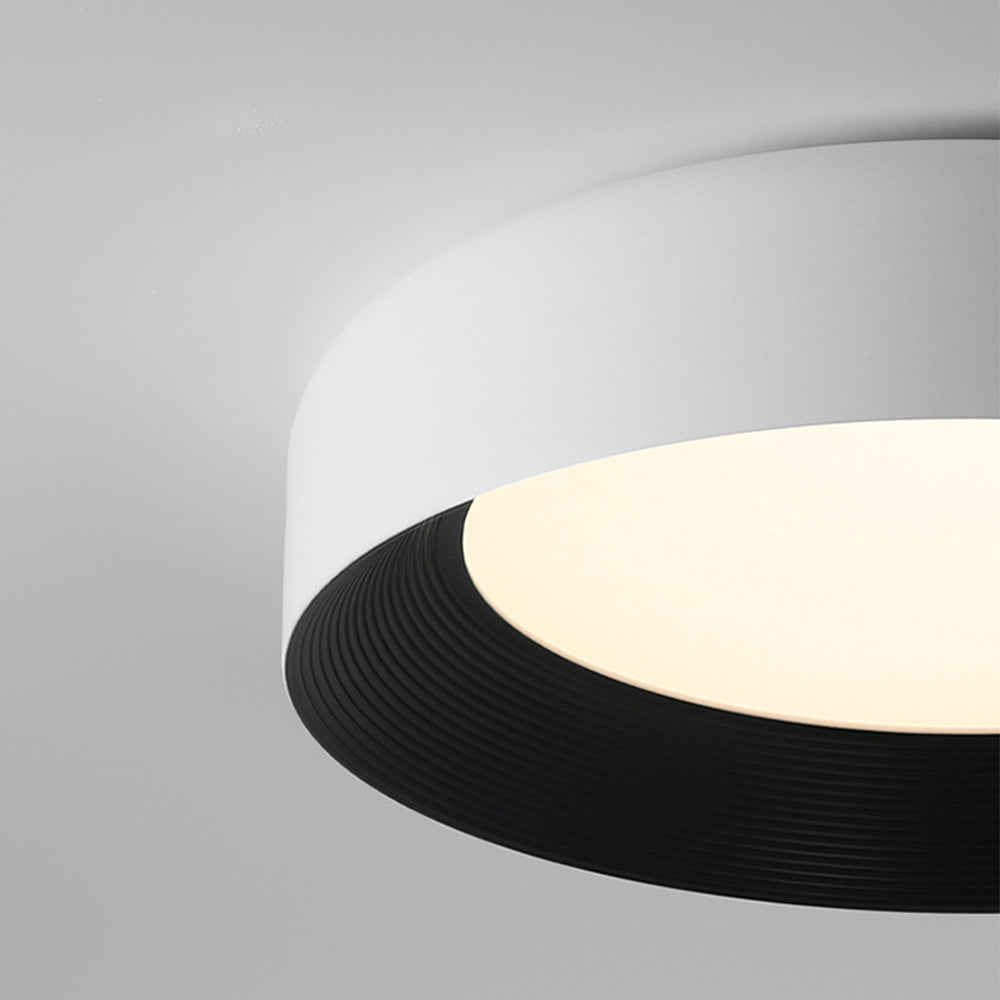 Modern Black Metal LED Ceiling Lamp