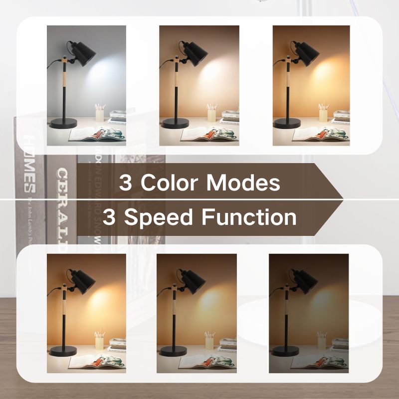 LED Desk Lamps with Adjustable Shade
