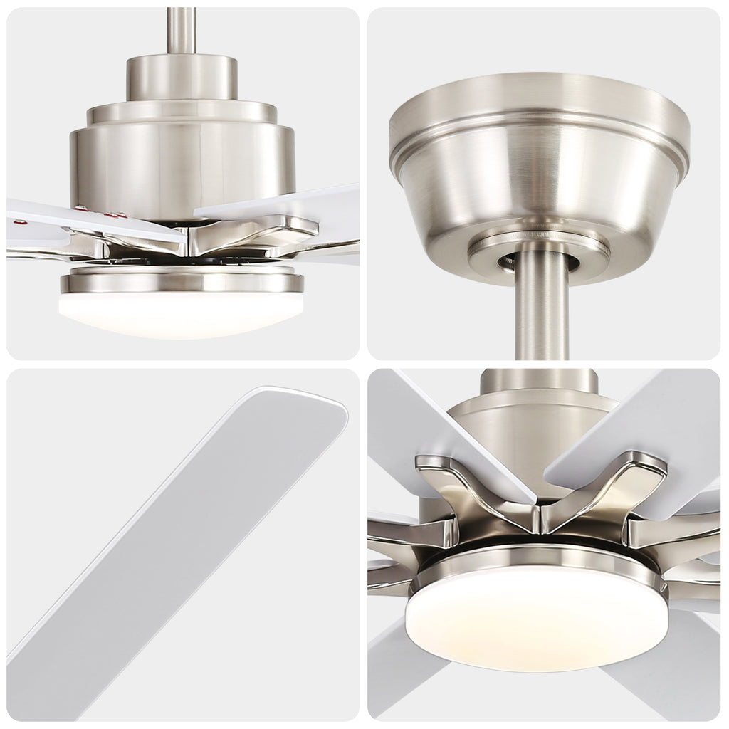 52-Inch Smart Ceiling Fan With Lights