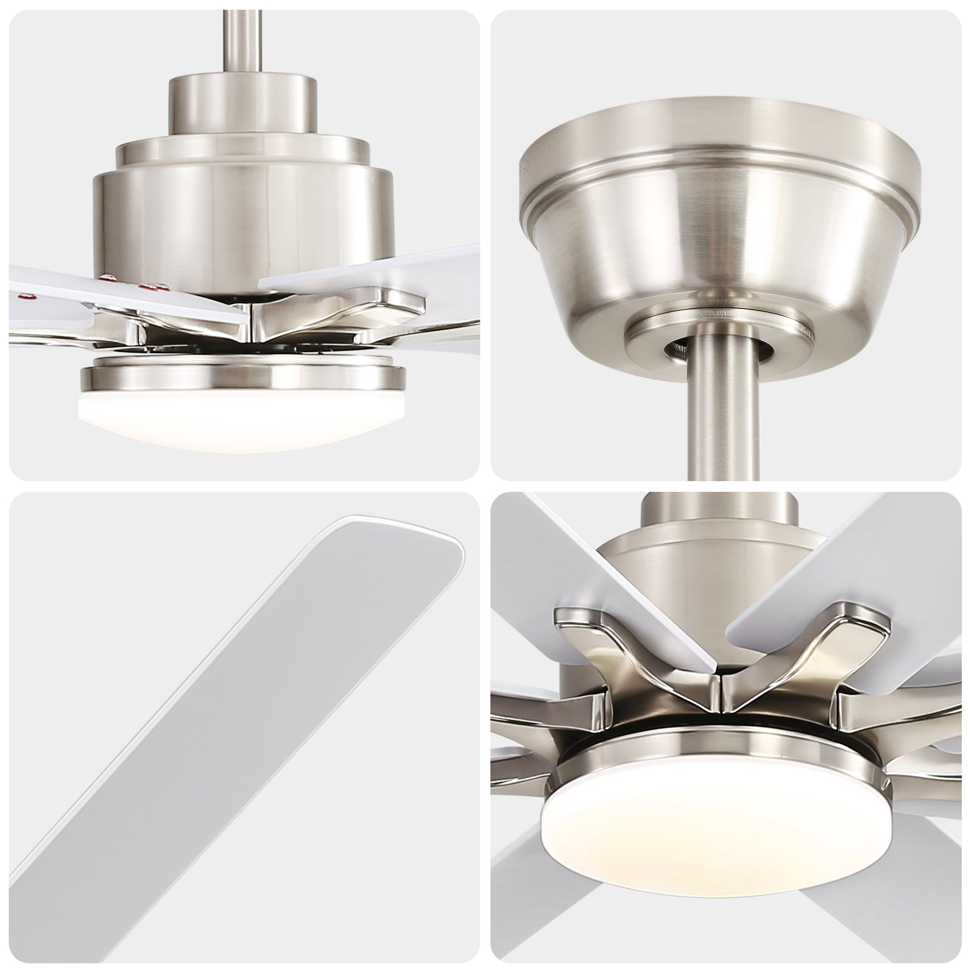 52-Inch Smart Ceiling Fan With Lights