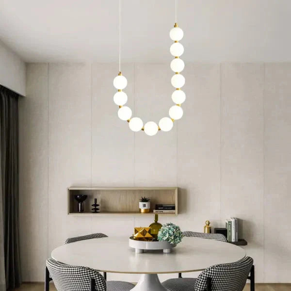 Pearl White Chandelier