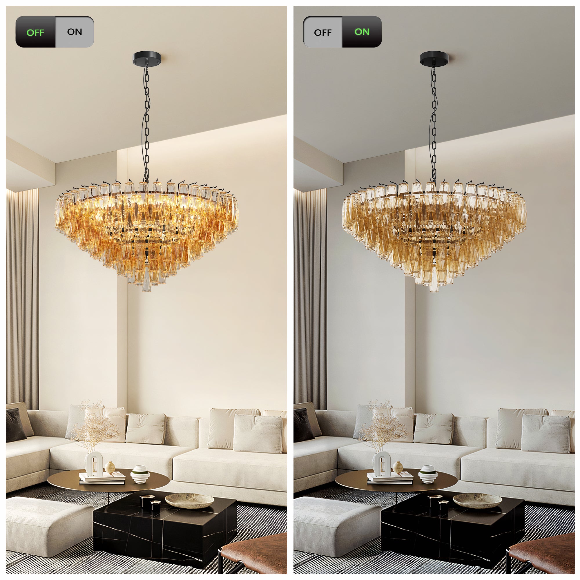 Modern Round Chandelier