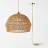 Rattan Pendant Lamp Dome – Natural XL 24"